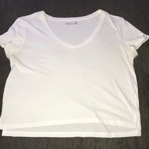White crop top